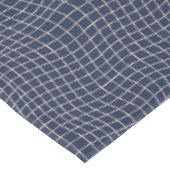 Modern Warped Grid | Minimalist Fluid Geometric テーブルクロス (アングル)