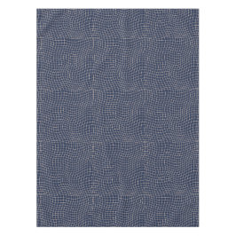 Modern Warped Grid | Minimalist Fluid Geometric テーブルクロス