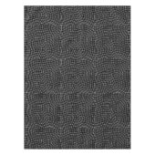 Modern Warped Grid | Minimalist Fluid Geometric テーブルクロス (正面)