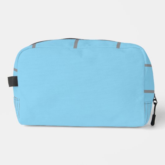 Modern WashedBlue Travel ToiletryBag ドップキット (正面)