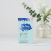 Modern Washing Instructions Clothing Shirt CaRES 名刺 (スタンド正面)