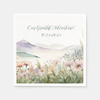 Modern Watercolor  スタンダードカクテルナプキン