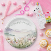 Modern Watercolor  ペーパープレート (パーティー)