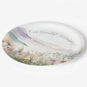 Modern Watercolor  ペーパープレート (アングル)