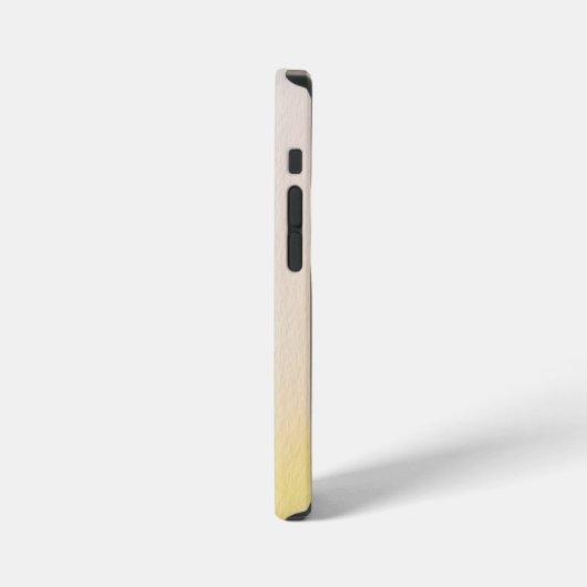 Modern Watercolor Flowers & personalize image iPhoneケース (左側面)