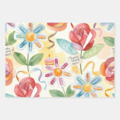 Modern Watercolor Pharmacy Thanks Pharm Hero ラッピングペーパーシート (正面3)