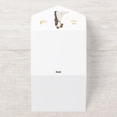 Modern Watercolor Wedding Design | Custom Editable オールインワン招待状 (外側)