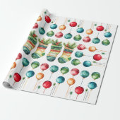 Modern Watercolor  Wrapping Paper ラッピングペーパー (アンロールド)