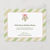 Modern Watercolour Christmas エンクロージャーカード (正面)