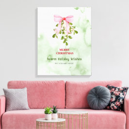 Modern Watercolour Christmas キャンバスプリント