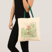 Modern Watercolour Christmas トートバッグ (正面(商品))