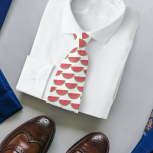 Modern Watermelon Slices Pattern Summer Neck Tie ネクタイ