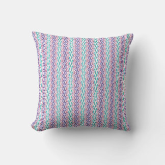 Modern Wavy Abstract Pattern Throw Pillow クッション