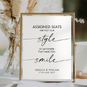 Modern Wedding Assigned Seats Are Not Our Style  台座サイン