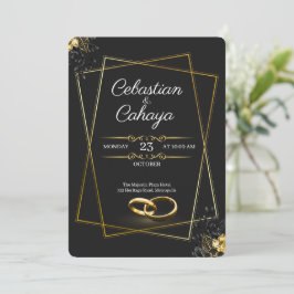 Modern Wedding Invitation 招待状