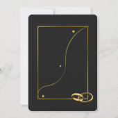 Modern Wedding Invitation 招待状 (裏面)