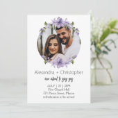 modern wedding invitation, wedding invitation  招待状 (スタンド正面)