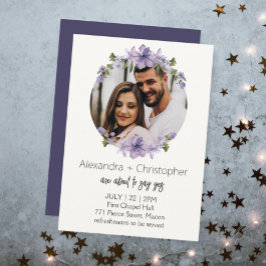 modern wedding invitation, wedding invitation  招待状