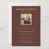 Modern Wedding Invite Instant Download Available 招待状 (正面)