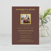 Modern Wedding Invite Instant Download Available 招待状 (スタンド正面)