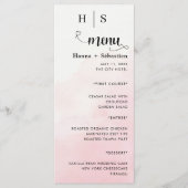 Modern  Wedding Menu メニュー (正面)