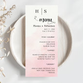 Modern  Wedding Menu メニュー