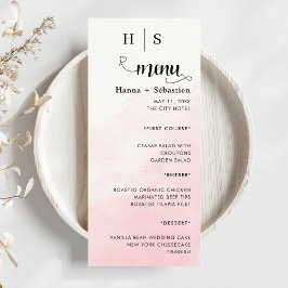 Modern  Wedding Menu メニュー