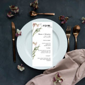 Modern Wedding Menu メニュー