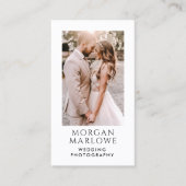 Modern Wedding Photographer Photo 名刺 (正面)