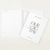 Modern Wedding Planner Notebook "Our Big Day" プランナー手帳 (ディスプレー)
