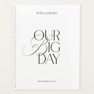 Modern Wedding Planner Notebook "Our Big Day" プランナー手帳