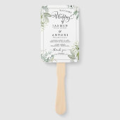 Modern Wedding Program  ハンドファン (正面)