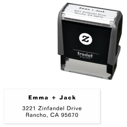 Modern Wedding Save the date Housewarming Gift  セルフインキングスタンプ (インサイチュ)