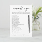 Modern Wedding Shoe Game 招待状 (スタンド正面)