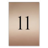 Modern Wedding Table Numbers (1–20) テーブルナンバー (正面)