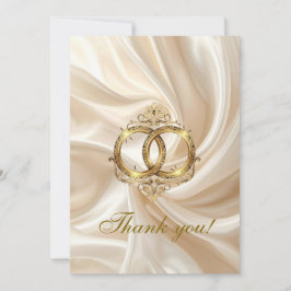Modern Wedding Thank You Card サンキューカード