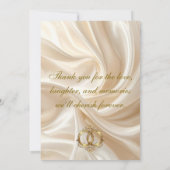 Modern Wedding Thank You Card サンキューカード (裏面)