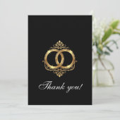 Modern Wedding Thank You Card サンキューカード (スタンド正面)