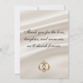 Modern Wedding Thank You Card サンキューカード (裏面)