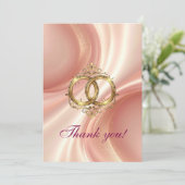 Modern Wedding Thank You Card サンキューカード (スタンド正面)