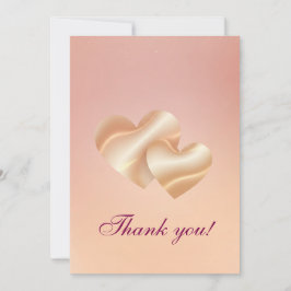 Modern Wedding Thank You Card サンキューカード