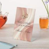 Modern Wedding Welcome Sign 台座サイン (インサイチュ)