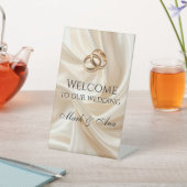 Modern Wedding Welcome Sign 台座サイン (インサイチュ)