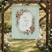 Modern Wedding Welcome Sign, Boho Wedding タペストリー