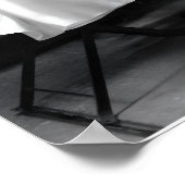 Modern Wedding Welcome with Photo Sign Poster  ポスター (角)