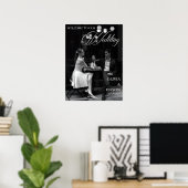 Modern Wedding Welcome with Photo Sign Poster  ポスター (ホームオフィス)