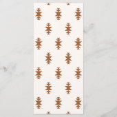 Modern Western Wedding Menu メニュー (裏面)