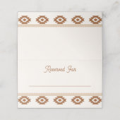 Modern Western Wedding Place Card  プレイスカード (外部開封)