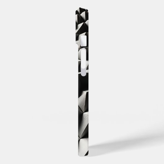 Modern White 3D Geometric Phone Case - Minimalist  Case-Mate iPhoneケース (裏面 / 左)