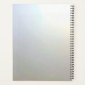 Modern White Flowers Pearls Planner プランナー手帳 (裏面)